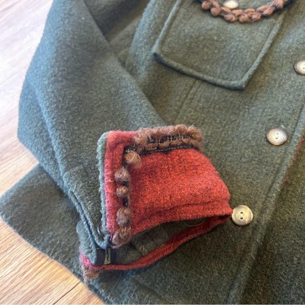 Tasha Polizzi Dark Pine Green Fleece Jacket for Saddleblanket Co. - Picture 3 of 10
